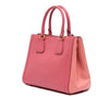 Prada Bicolor Saffiano Lux Satchel Secondhand