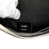 Fendi Zucca Coated Canvas FF 1974 Diagonal Vitello Liberty Front Zip Clutch Secondhand