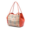 Burberry Small Haymarket Check Coated Canvas and Calfskin Canterbury Tote Secondhand