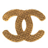 Chanel CC Gold Plated Woven Brooch Secondhand