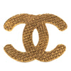 Secondhand Chanel CC Gold Plated Woven Brooch