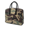 Saint Laurent Small Grain de Poudre Camouflage Museum Briefcase Secondhand