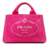 Prada Small Canvas Canapa Logo Tote Secondhand