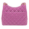 Chanel Medium Shiny Crumpled Calfskin Wavy CC Hobo Secondhand