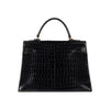Secondhand Hermès Lisse Crocodile Kelly 32 Retourne Handbag - '60s