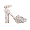 Secondhand Prada Snakeskin Platform Ankle-Strap Sandals - '00s