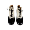 Secondhand Chanel Patent Leather Bow Lace-Up Ankle Boots - '10s
