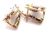 Van Cleef & Arpels Vintage Lapis Lazuli Alhambra Yellow Gold Earrings Secondhand