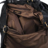 Secondhand Yves Saint Laurent Rive Gauche Black Leather Oversized Tote Bag - '00s