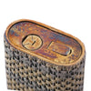 second hand Cartier Les Must 18k Gold & Silver Woven Jacket Lighter