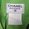 Chanel Apple Green Linen Dress Suit - '90s Second hand