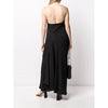 Secondhand Gianfranco Ferré Black Silk Long Dress - '90s