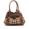 Burberry House Check Canvas Beaton Shoulder Bag Secondhand