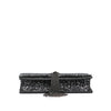 Saint Laurent Metallic Glitter Monogram Kate Tassel Chain Wallet Secondhand