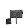 Saint Laurent Metallic Glitter Monogram Kate Tassel Chain Wallet Secondhand
