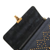 Secondhand Dior Denim Cannage Studded DiorAddict Wallet on Chain