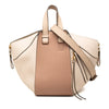 LOEWE Small Bicolor Leather Hammock Satchel Secondhand