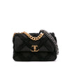 Chanel Medium Canvas and Cotton 19 Flap Secondhand