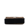 Chanel Medium Classic Tricolor Shearling Double Flap Secondhand