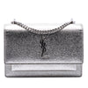 Saint Laurent Mini Metallic Calfskin Monogram Sunset Wallet on Chain Secondhand