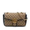 Gucci Medium GG Marmont Matelasse Diagonal GG Canvas Shoulder Bag Secondhand