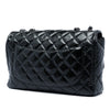 Chanel Jumbo Classic Crinkled Patent Single Flap Secondhand