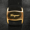 Secondhand Ferragamo Embossed Lizard Leather Vara Crossbody