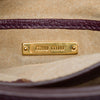 Miu Miu Goatskin Madras Push Lock Top Handle Satchel Secondhand