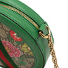 Gucci Mini GG Supreme Flora Ophidia Round Crossbody Secondhand