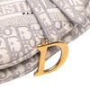 Dior Oblique Canvas Embroidered Saddle Bag Secondhand