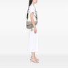 Dior Oblique Canvas Embroidered Saddle Bag Secondhand