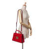 Gucci Small Guccissima Padlock Satchel Secondhand
