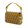 Fendi FRGMT x Zucca Embroidered Canvas Baguette Satchel Secondhand