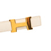 Hermès Clemence and Gulliver Constance H Reversible Belt Secondhand