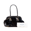 Prada Velvet Logo Frame Shoulder Bag Secondhand