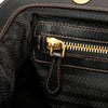 Prada Velvet Logo Frame Shoulder Bag Secondhand