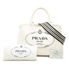 Prada Small Canvas Canapa Logo Tote Secondhand