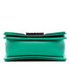Chanel Small Bicolor Quilted Lambskin and Rubber Boy Flap Secondhand
