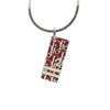 Dior Brass Enamel Trotter Plate Pendant Necklace Secondhand