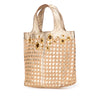 Bottega Veneta Calfskin Intrecciato Grommet Handbag Secondhand