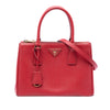 Prada Medium Saffiano Galleria Double Zip Satchel Secondhand