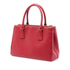 Prada Medium Saffiano Galleria Double Zip Satchel Secondhand