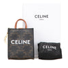 Celine Micro Triomphe Coated Canvas Vertical Cabas Bag Charm Secondhand