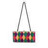 Miu Miu Multicolor Velvet Harlequin Minaudiere Clutch with Strap Secondhand