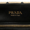 Prada Embroidered Canvas Triangolo Symbole Shopping Tote Secondhand