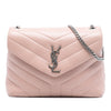 Secondhand Saint Laurent Small Quilted Calfskin Monogram Loulou Chain Shoulder Bag