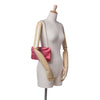 Chanel Satin Diamante Camellia Clutch with Chain Secondhand
