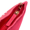Chanel Satin Diamante Camellia Clutch with Chain Secondhand