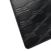 Balenciaga BB Monogram Embossed Leather Wristlet Clutch Secondhand
