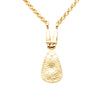 Chanel CC Gold Plated Teardrop Pendant Necklace Secondhand